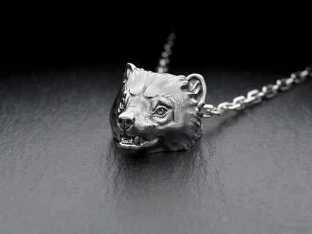 Pendant Wolverine	silver Pendant	silver jewelry	Wolverine	gift	Sterling silver	animal pendant	wolverine necklace	silver necklace	pendant	jewelry	silver gift	silver wolverine __etsy:7397432353