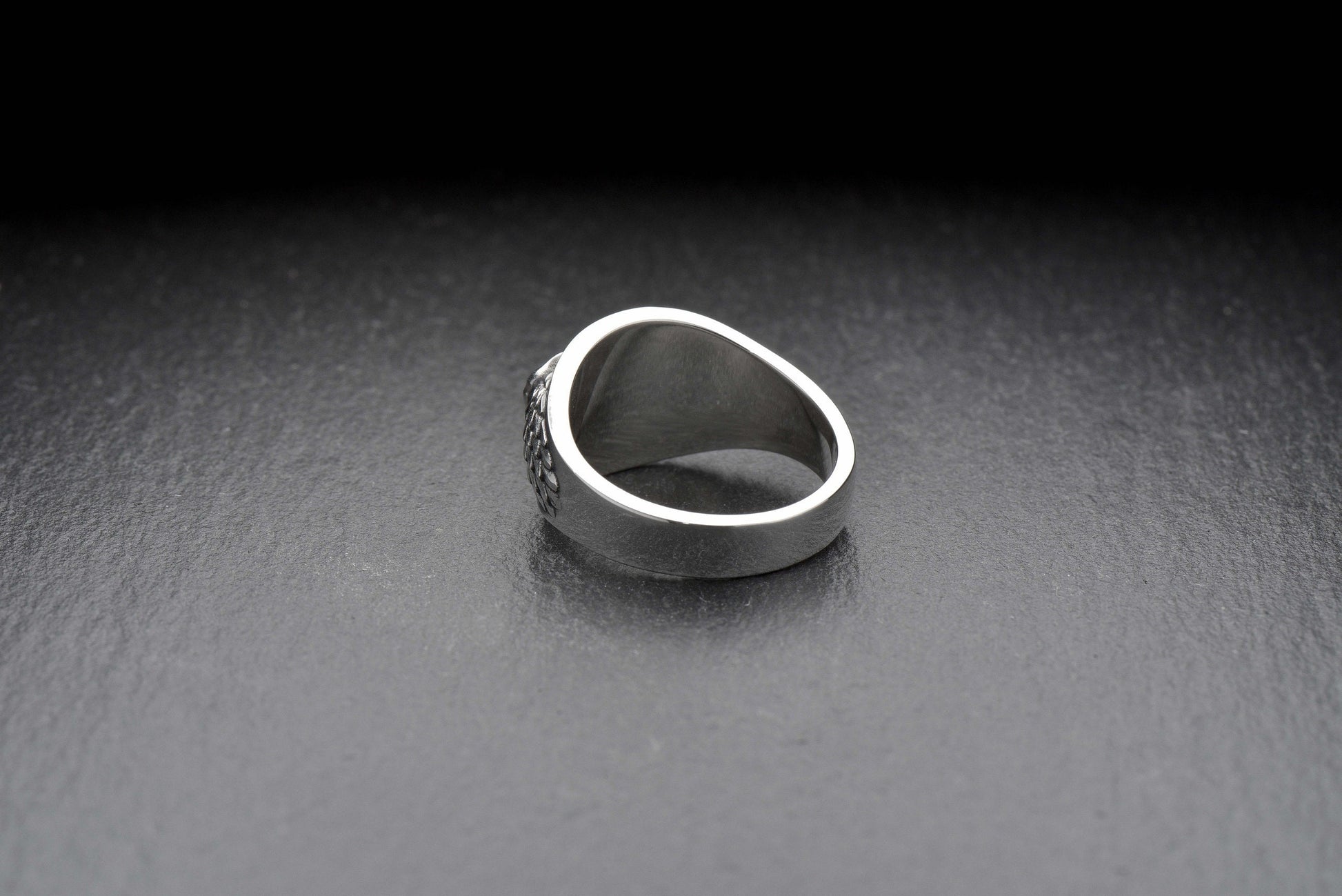 Our Signet Snake Ring is the perfect accessory to add some edgy sophistication to your look. Crafted with exquisite attention to detail, this ring features a sleek and stylish snake design that exudes power and confidence. (etsy image id: 4051763536)