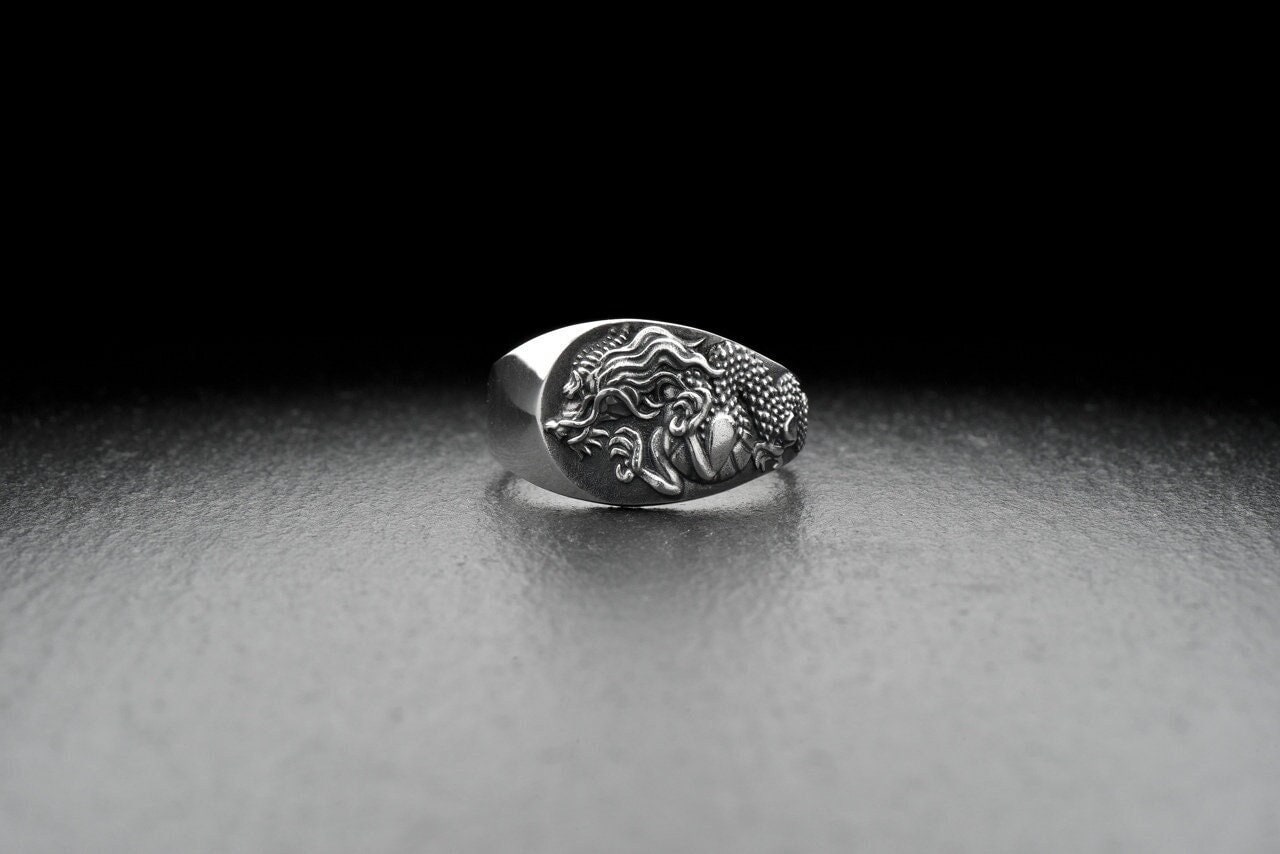 animal silver ring	dragon jewelry	chinese jewelry	dragon house	bearded dragon	dragon ring (etsy image id: 4051865250)