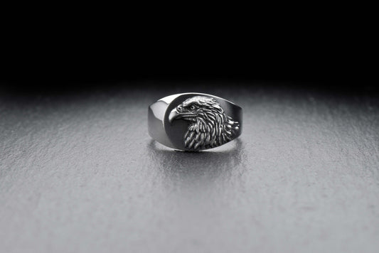Signet ring	silver signet ring	men ring	men jewelry	Eagle silver ring	eagle jewelry	bird ring	bird jewelry	eagle art	eagle	bird	eagle signet	eagle ring (etsy image id: 4112745957)