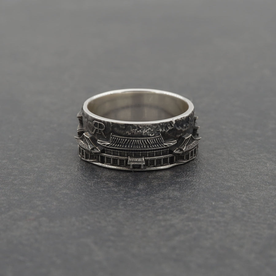 Seoul Cityscape ring, Korean city ring, Travel jewelry, Architecture design, South Korea skyline ring, Sterling silver ring (etsy image id: 4147643358)