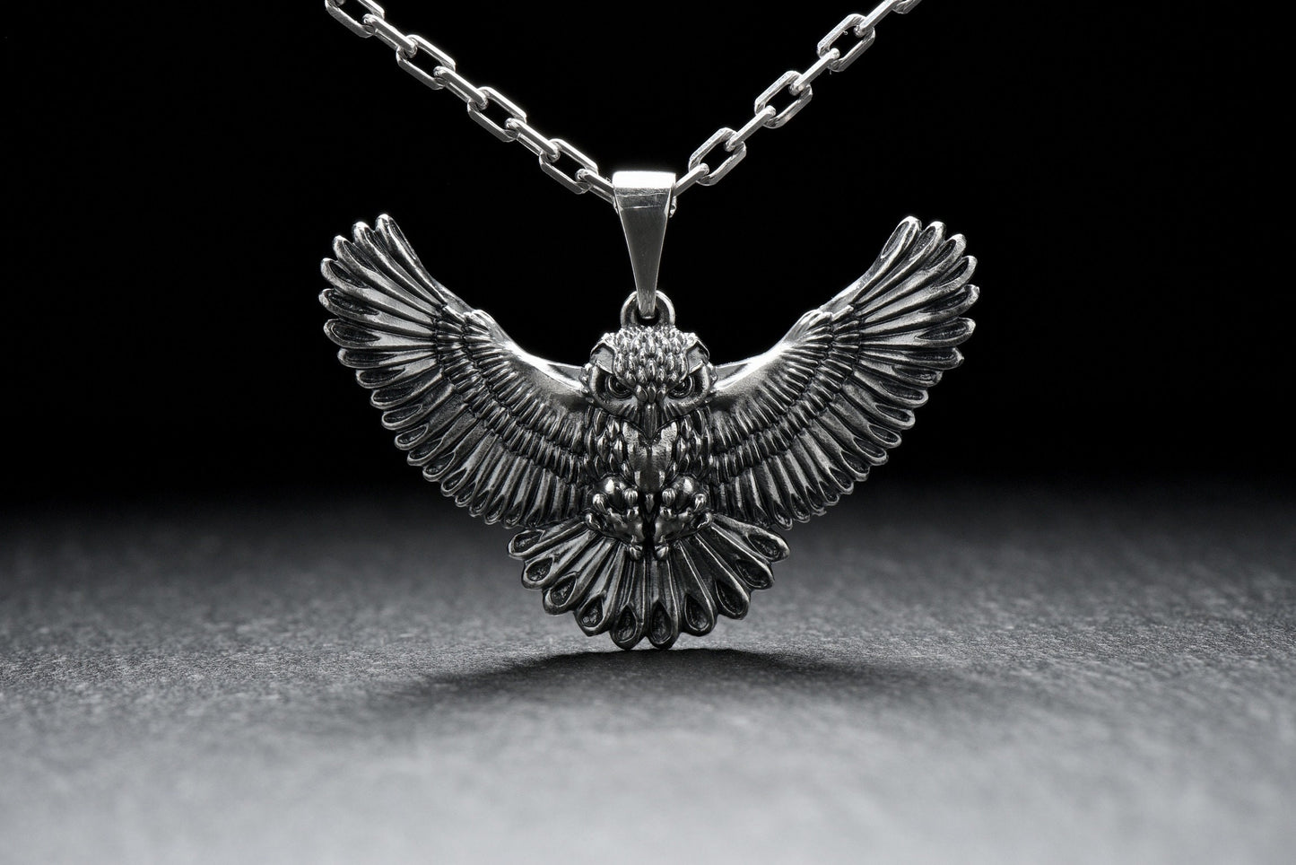 Owls symbolize wisdom, knowledge and intelligence, so this is a great choice for those who appreciate these qualities. In addition, the pendant is made of gorgeous silver, which gives it a special and attractive appearance. (etsy image id: 4147688350)