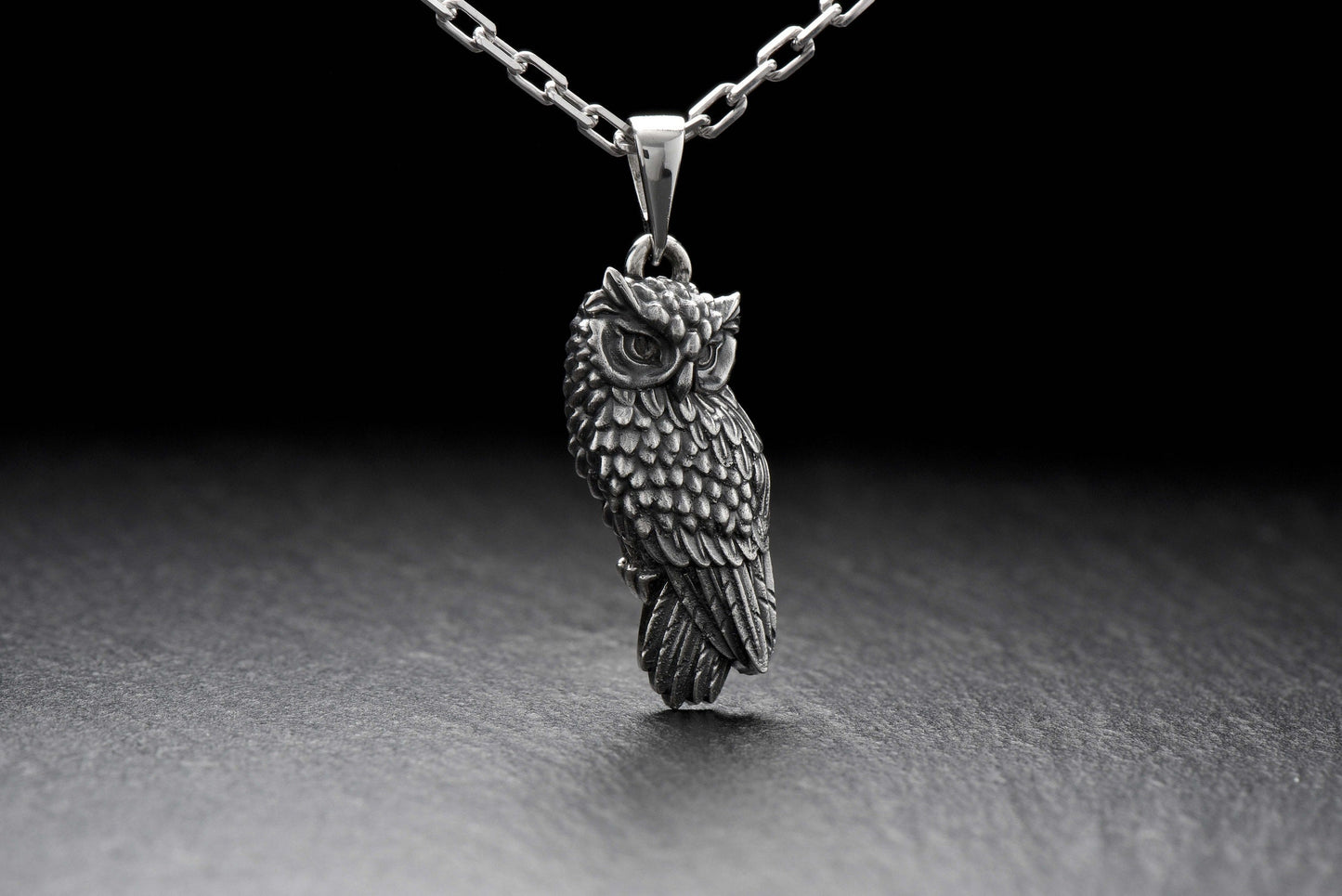 collier hibou	Eule Halskette	Eule-Anhänger	owl art	owls art	bird pendant	bird necklace __etsy:4147745728