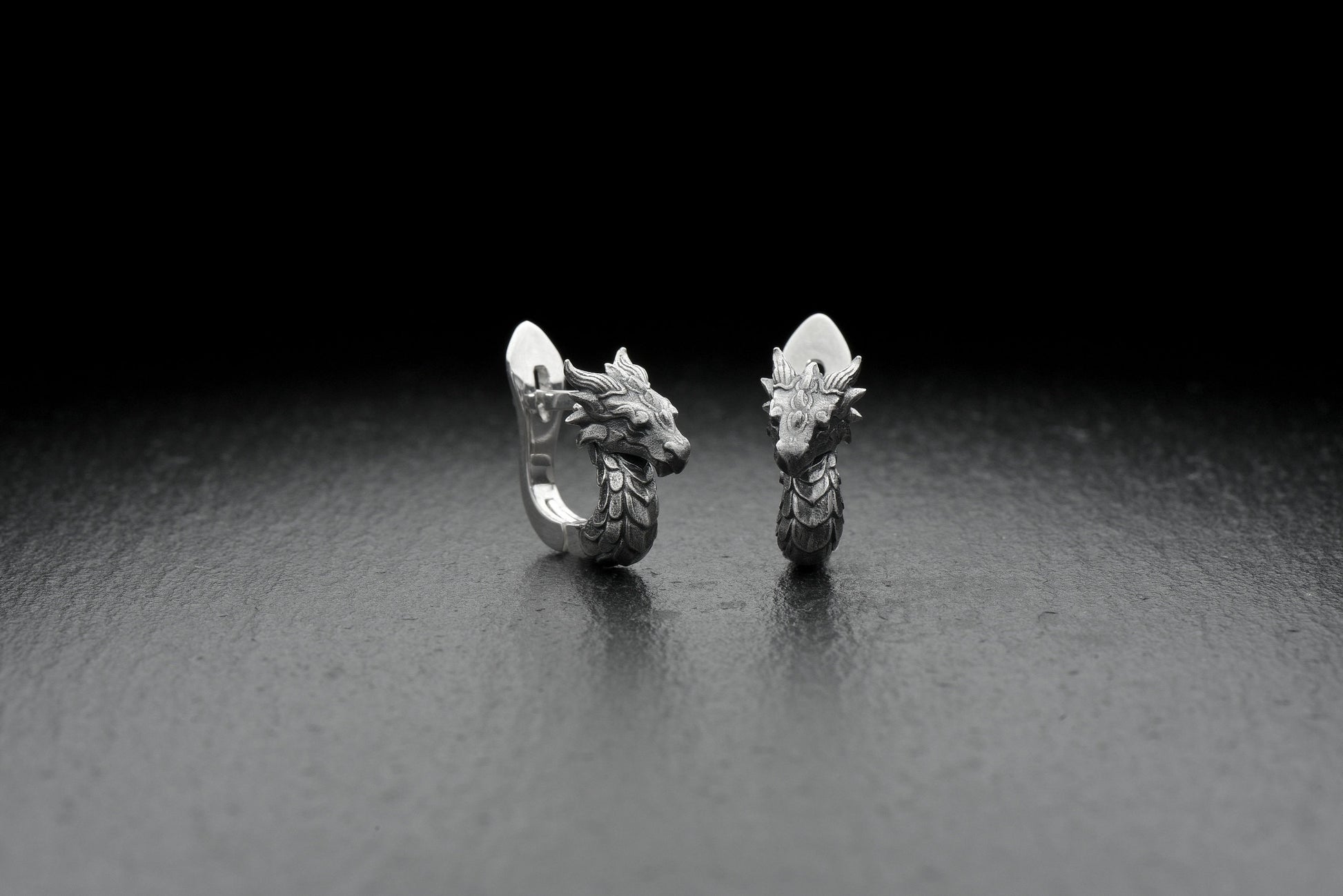 bijoux dragons	dragon	draconic	dragon head earrings	ancient	aztec jewelry	septum jewelry men (etsy image id: 4193069769)