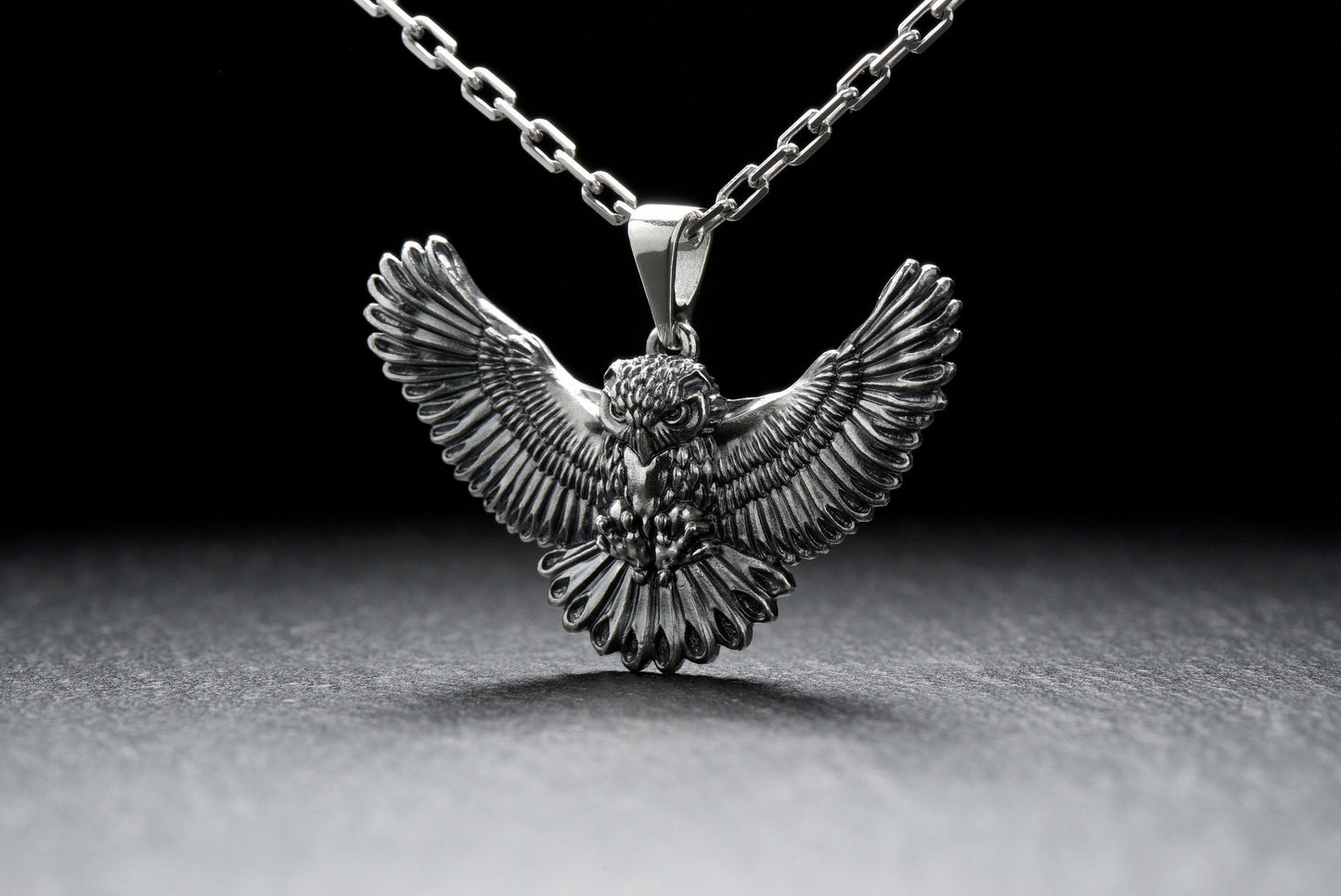Wear this pendant every day to remember the importance of wisdom and knowledge and that you are ready for a new challenge and challenge. Order a silver pendant right now and add an accent to your style! (etsy image id: 4195350829)