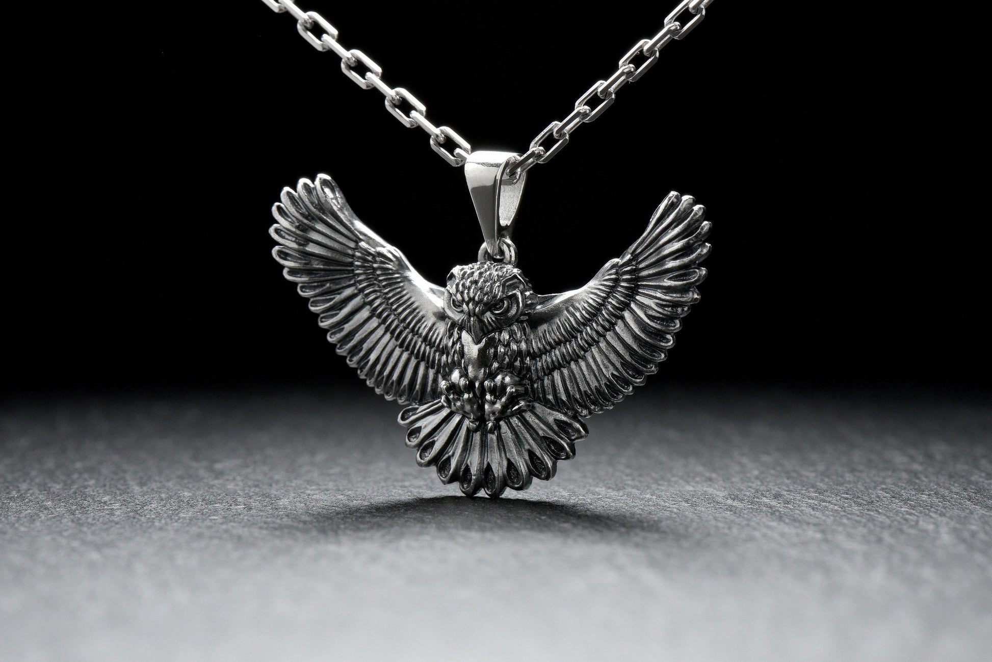 Wear this pendant every day to remember the importance of wisdom and knowledge and that you are ready for a new challenge and challenge. Order a silver pendant right now and add an accent to your style! (etsy image id: 4195350829)
