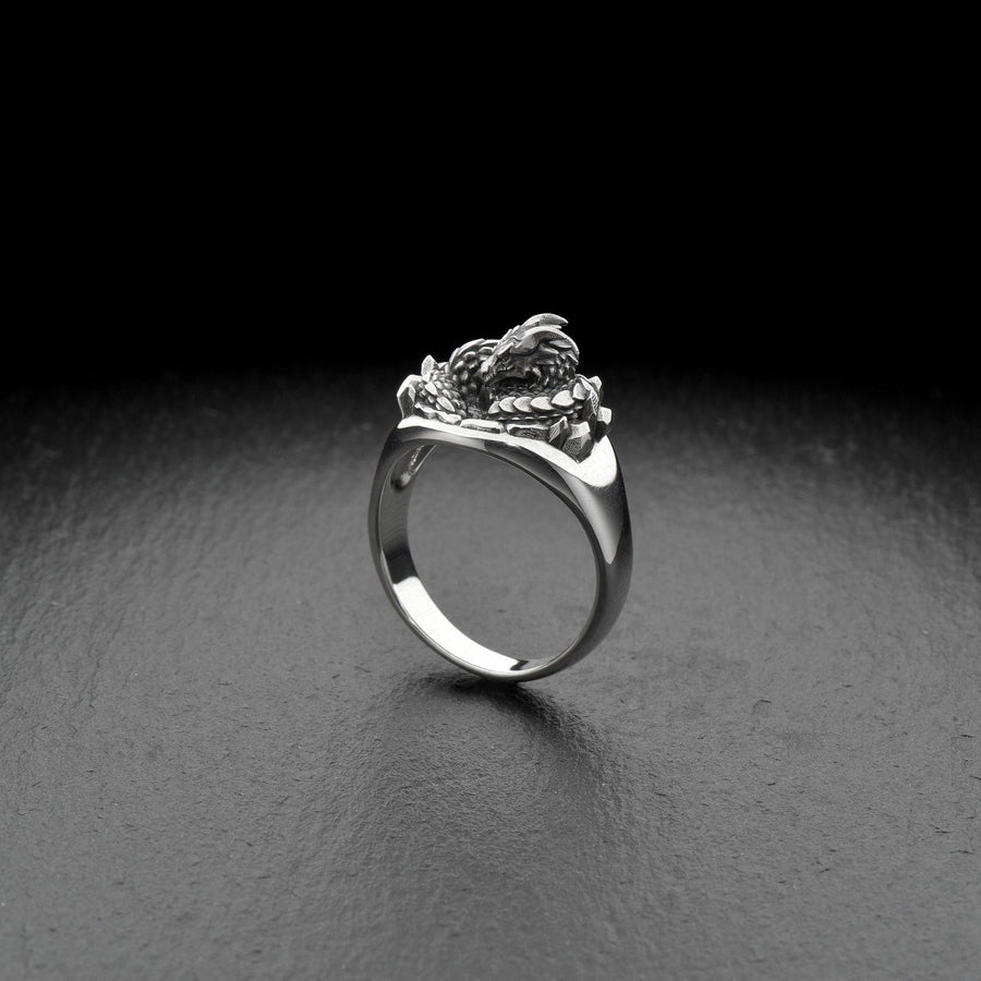 dragon ring	dragon jewelry	dragon ring women	bague dragon	house of dragon	dragon house	house of the (etsy image id: 4200571704)