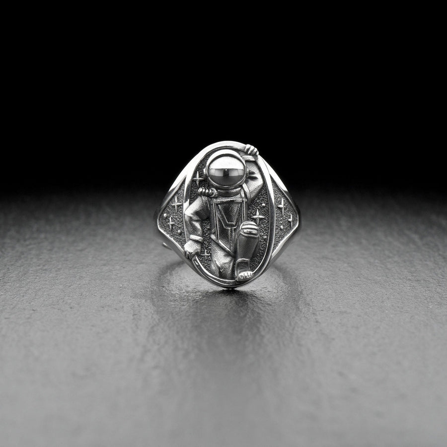 astronaut jewelry	cosmo jewelry	space gift	chilling astronaut	space jewelry	space invader (etsy image id: 4203316320)