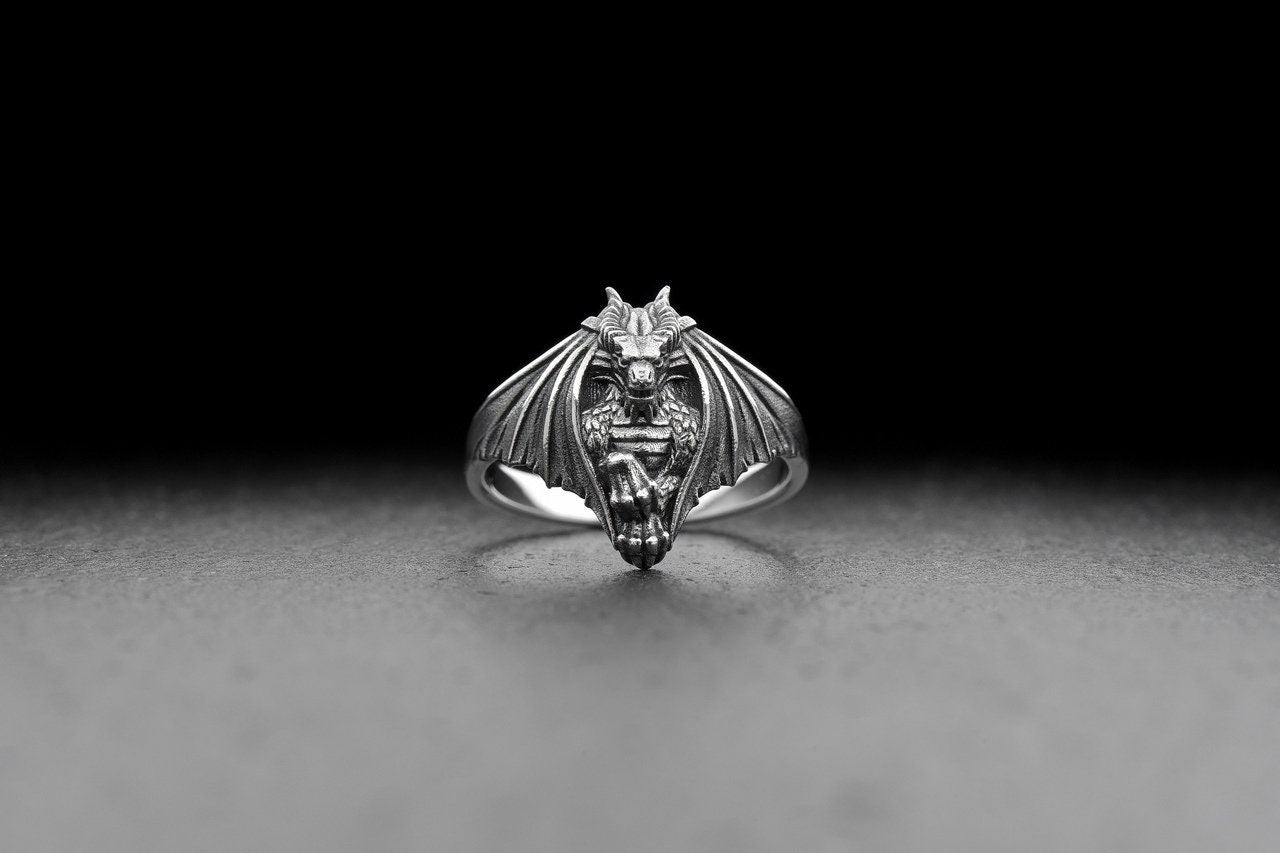 With its fierce design and exquisite detailing, this ring is sure to make a bold statement wherever you go. Made with high-quality sterling silver, this ring is both durable and stylish, perfect for everyday wear or special occasions. (etsy image id: 4248241229)