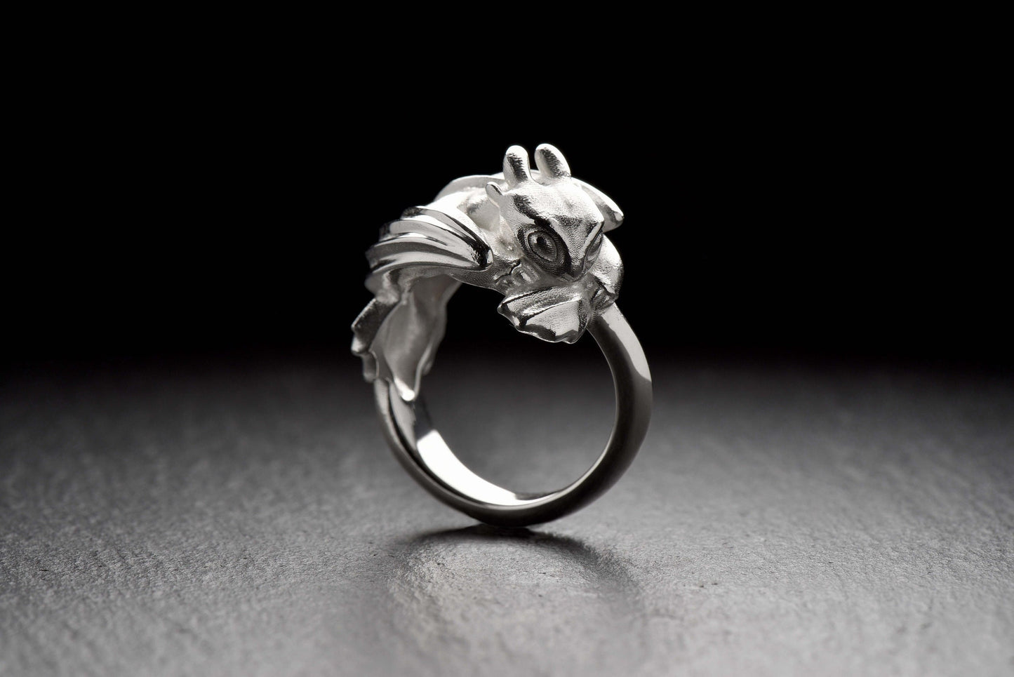 dragon ring	dragon ring silver	dragon ring women	dragon ring men	bague dragon (etsy image id: 4248270607)