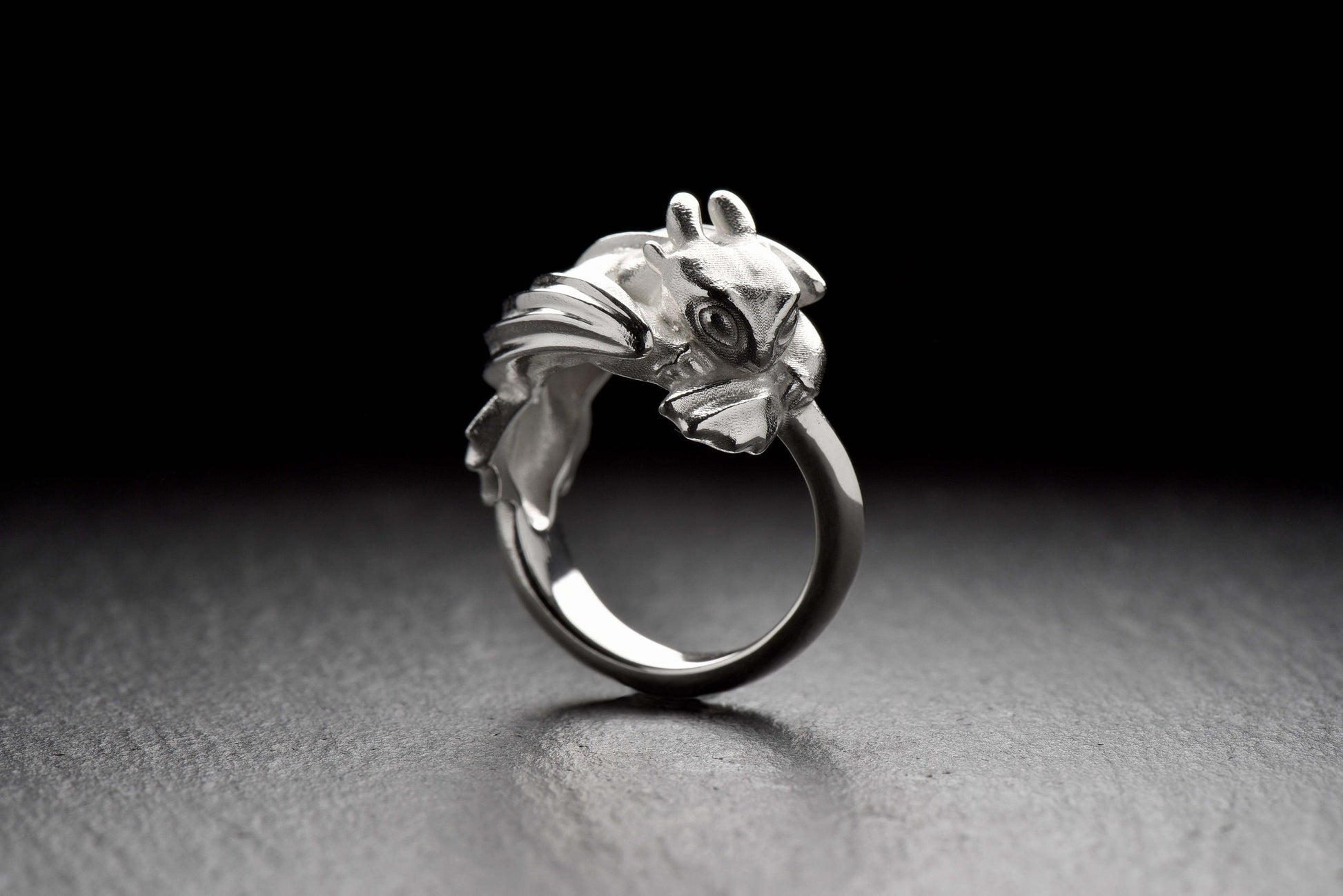 dragon ring	dragon ring silver	dragon ring women	dragon ring men	bague dragon (etsy image id: 4248270607)