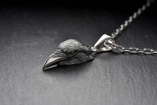man pendant	women pendant	silver pendant	Raven Pendant	Crow Pendant	Crow jewelry	Gothic jewelry	Raven jewelry	Raven Gothic	Raven necklace	Bird pendant	gothic	crown
