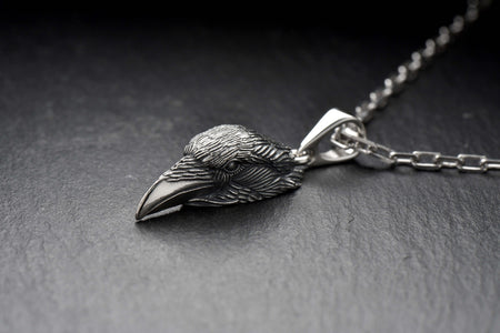 man pendant	women pendant	silver pendant	Raven Pendant	Crow Pendant	Crow jewelry	Gothic jewelry	Raven jewelry	Raven Gothic	Raven necklace	Bird pendant	gothic	crown