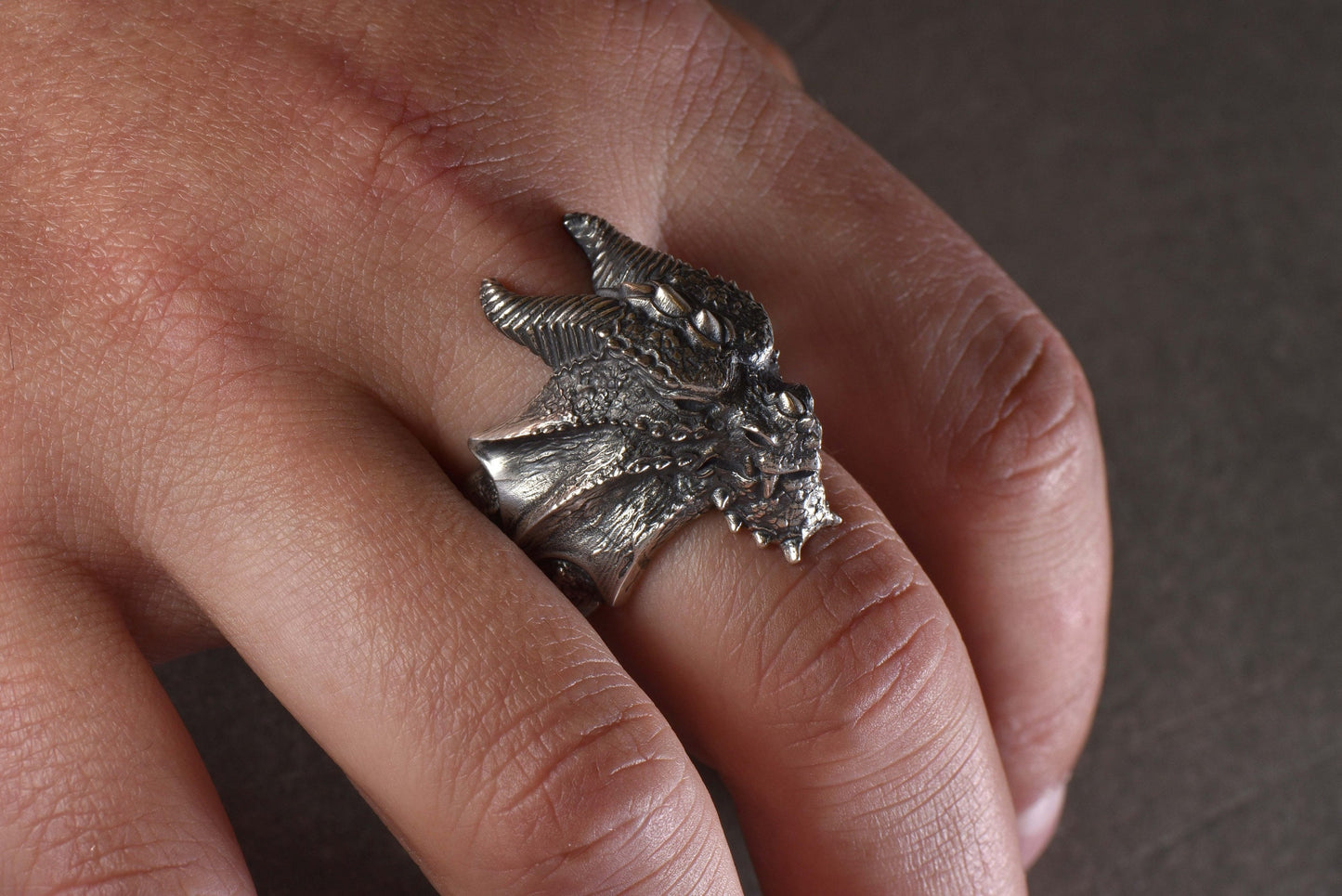 Our ancient dragon ring, will become your favorite piece of jewelry. It's time to give yourself a symbol of true power and grace! FUS RO DAH!! __etsy:4250718450