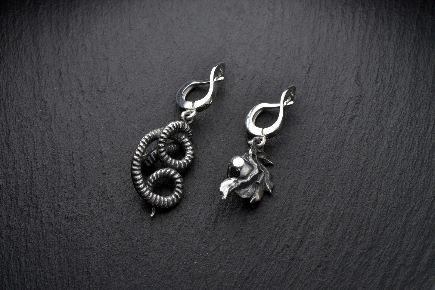 Not only do these earrings look amazing, but they're also comfortable to wear all day long. The lightweight design means you won't even notice you're wearing them, while the secure closure ensures they stay in place no matter what. (etsy image id: 4323182744)