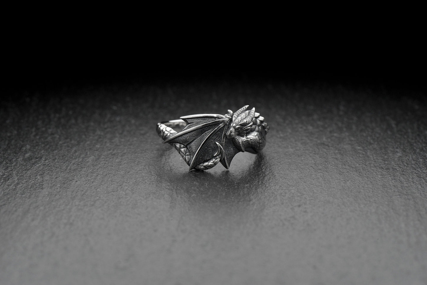 Get ready to ignite your style and have unique power on your finger with this dragon ring. This timelessly elegant ring will make a bold statement while you exude elegance and mystery. (etsy image id: 4366865486)