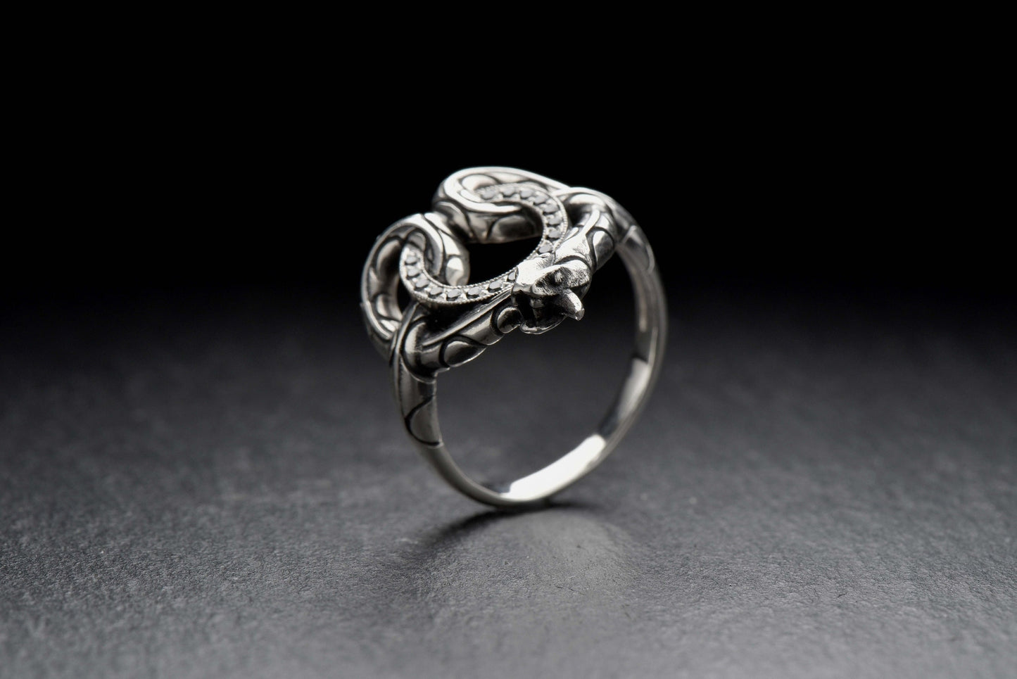 targaryan ring	ornament ring	snake ring	ornament snake	huge snake ring	snake silver ring (etsy image id: 4413047383)
