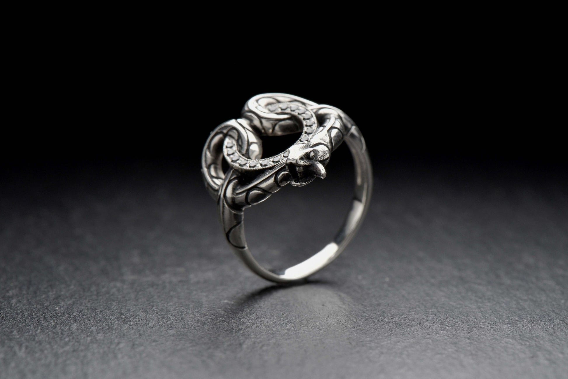 targaryan ring	ornament ring	snake ring	ornament snake	huge snake ring	snake silver ring (etsy image id: 4413047383)