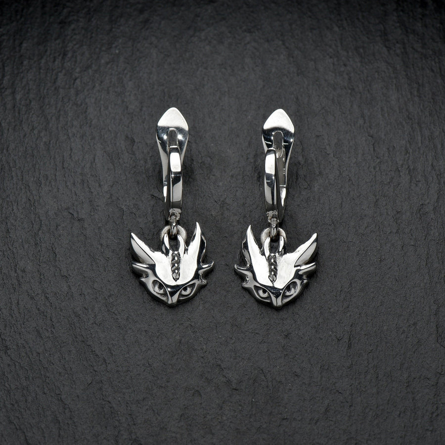 dragon earrings	dragon jewelry	dragons eariings	dragon art	gift for her	Earrings	Silver Earringss	Dragon	Dragons	Jewelry dragon	Gift	Silver Dragon	Dragon lovers (etsy image id: 4413195731)