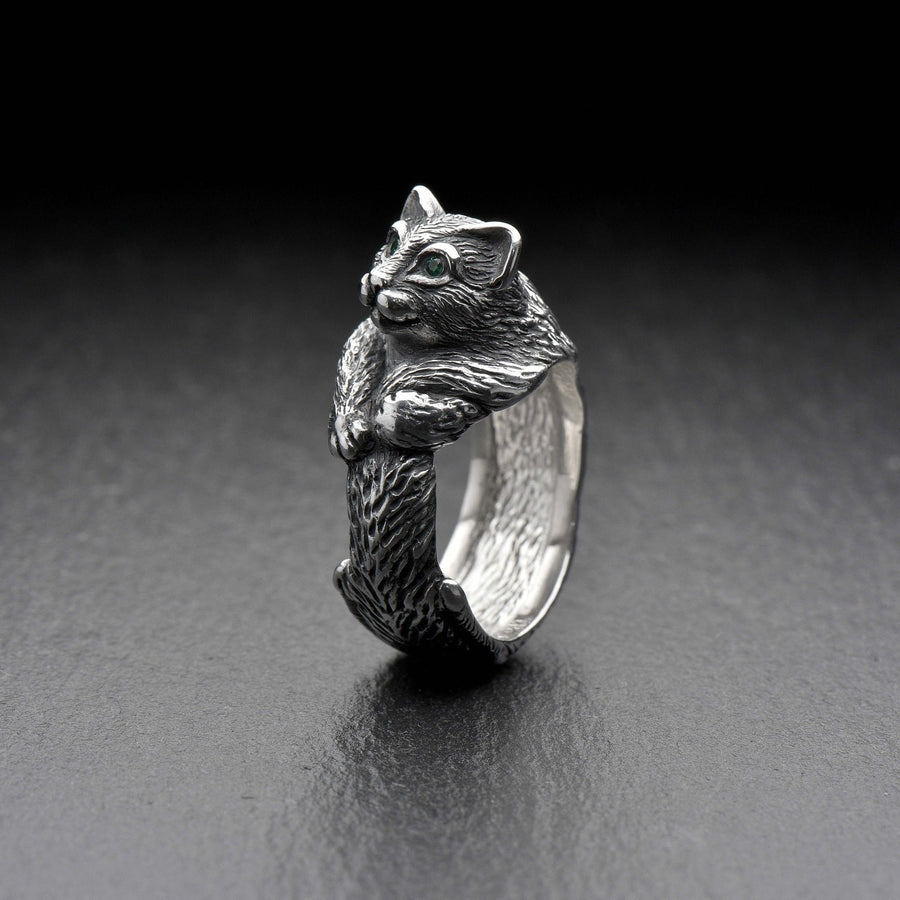 silver cat ring	cat jewelry	cat silver ring	cats jewelry	cat lover gift	cat ring	cat silver	mens rings cat	womens rings cat	cute cat	anneau de chat	Katzenring	cat (etsy image id: 4425272657)