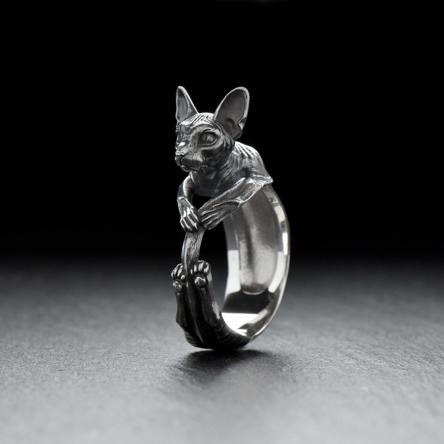 animal silver ring	men jewelry	women jewelry	women silver ring	silver cat ring	cat jewelry	cat silver ring	cat art	cats jewelry	sphinx cat ring	sphinx jewelry	sphinx ring	sphinx (etsy image id: 4425406909)