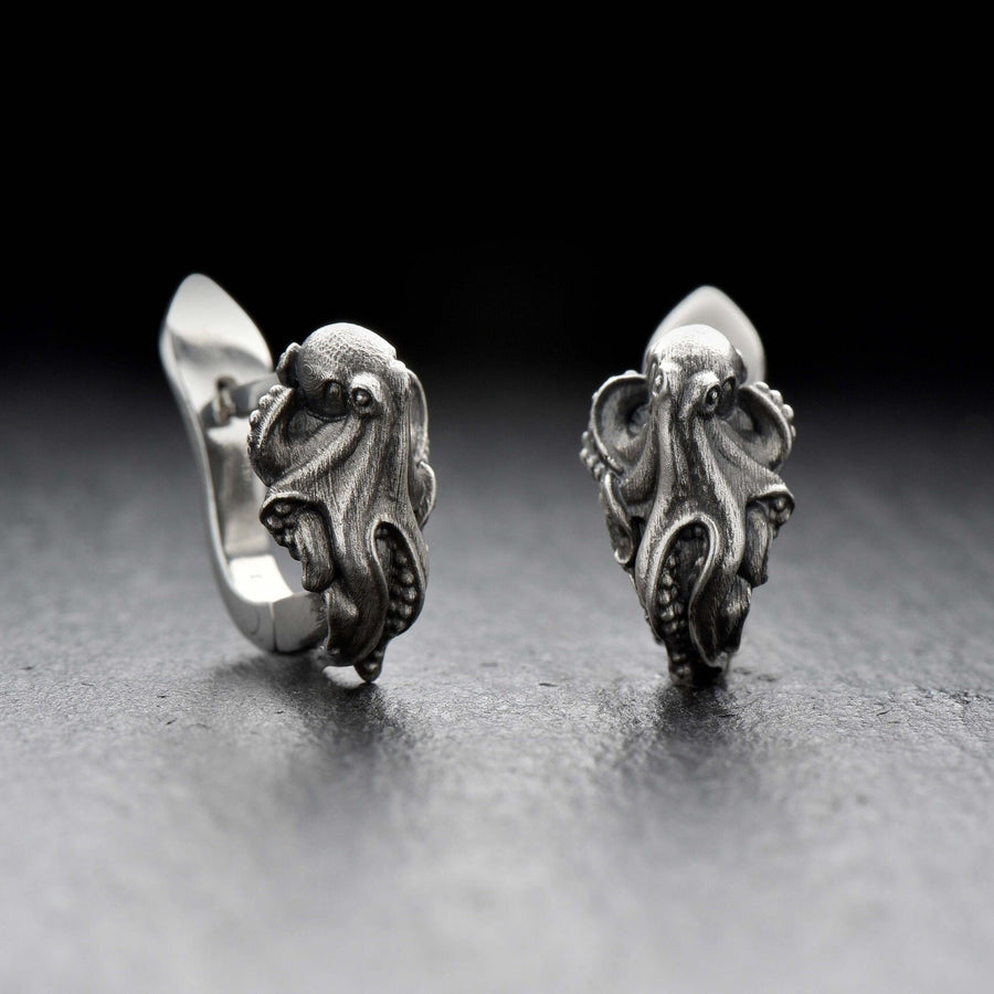 alexfox	alexfoxjewelry	Octopus earrings	earrings	octopus jewelry	earrings	octopus	unique earrings (etsy image id: 4556160718)