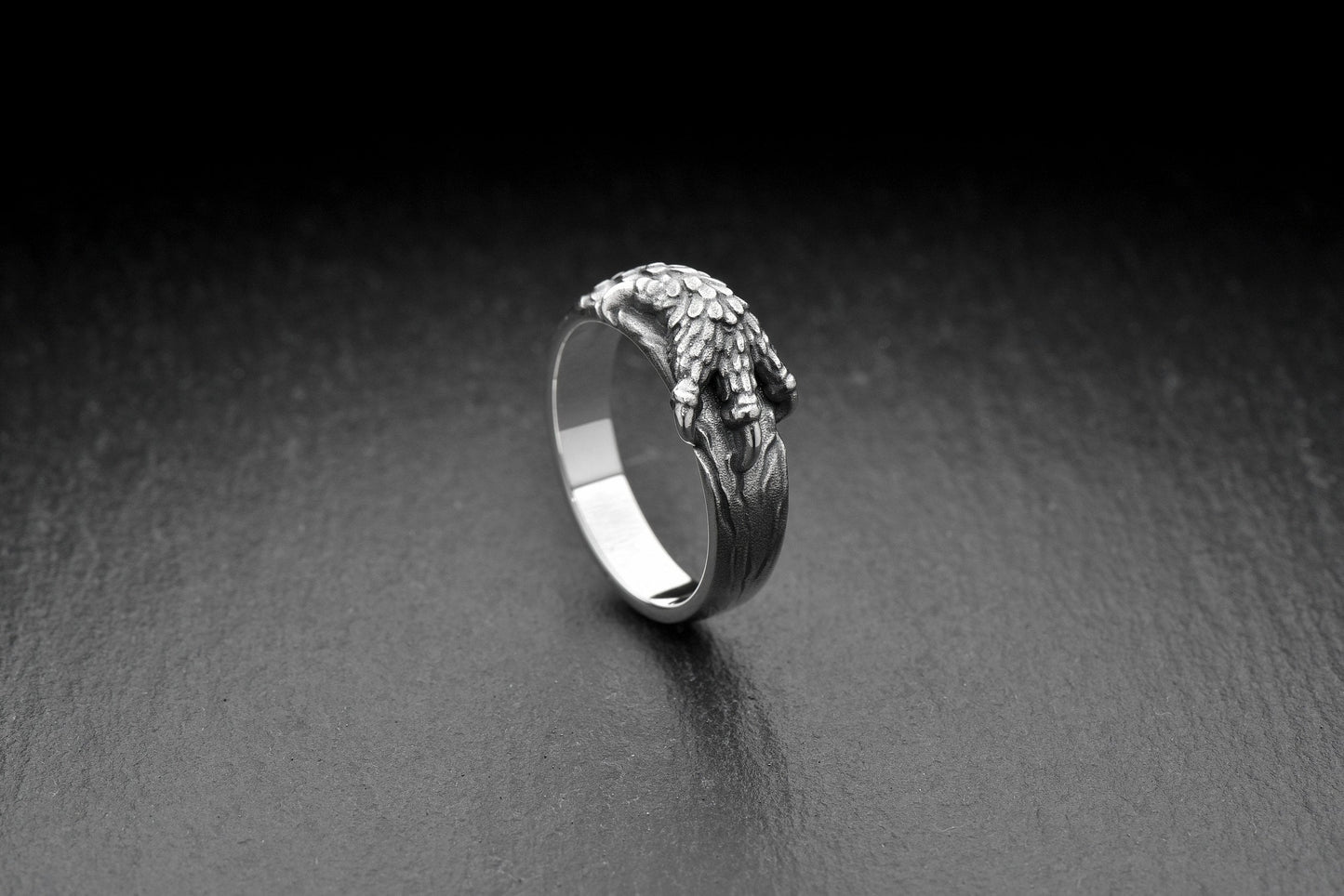Silver Jewelry Owl	Silver owl	Silver Bird Ring	Bird Ring	owl ring	owl gift	owl jewelry	Owl Paw Silver Ring (etsy image id: 4611049056)