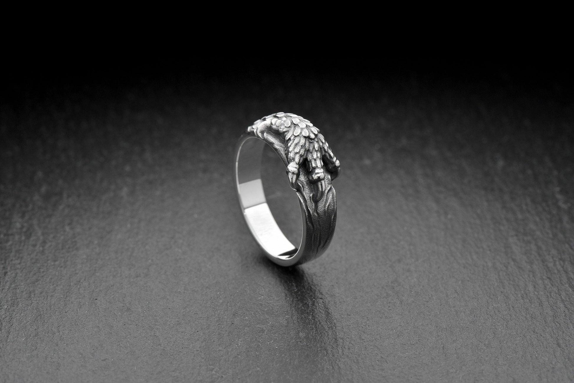 Silver Jewelry Owl	Silver owl	Silver Bird Ring	Bird Ring	owl ring	owl gift	owl jewelry	Owl Paw Silver Ring (etsy image id: 4611049056)
