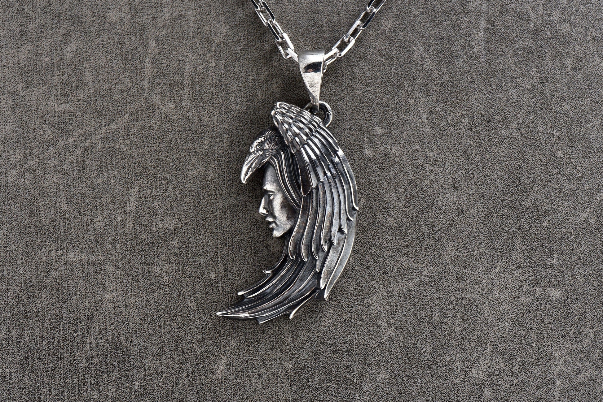 This symbolic image is not only a beautiful decoration, but also a reference to mythological and cultural traditions. (etsy image id: 4611212110)