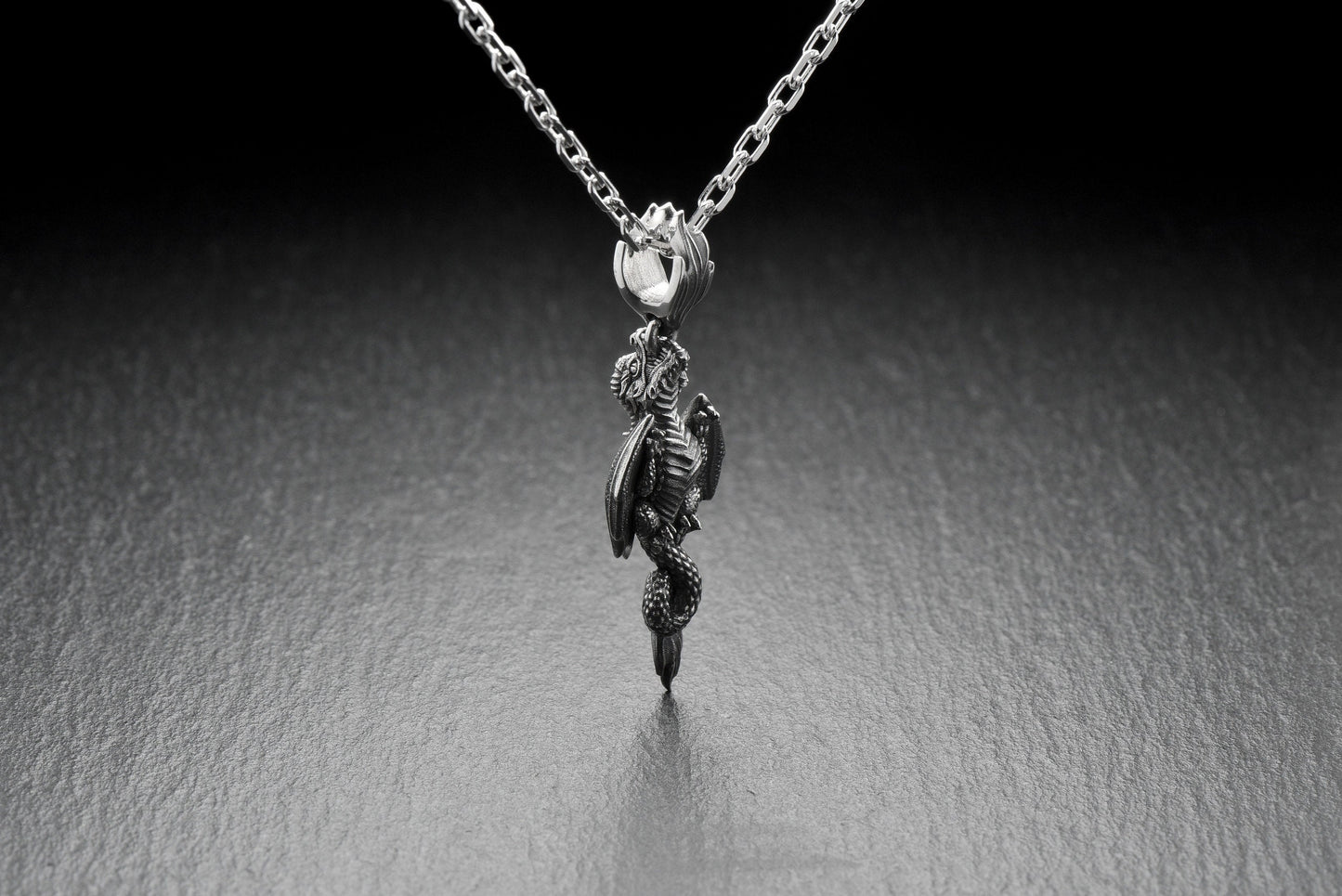 Embark on an exciting journey with the legendary dragon and our unique pendant. (etsy image id: 4722218507)