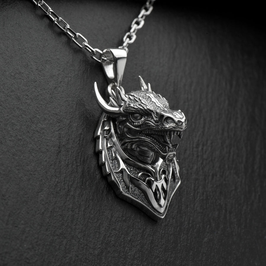 Whether you're looking for a bold statement piece or a subtle addition to your everyday look, this dragon pendant is versatile enough to suit any occasion. (etsy image id: 4804565064)