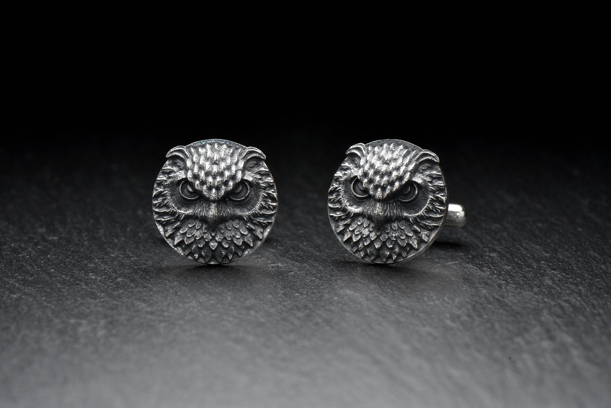 The intricate owl design showcases wisdom, intuition, and a love for nature. These cufflinks are a wonderful gift for owl enthusiasts, nature lovers, or anyone seeking to add a touch of personality to their accessories. (etsy image id: 4881971882)