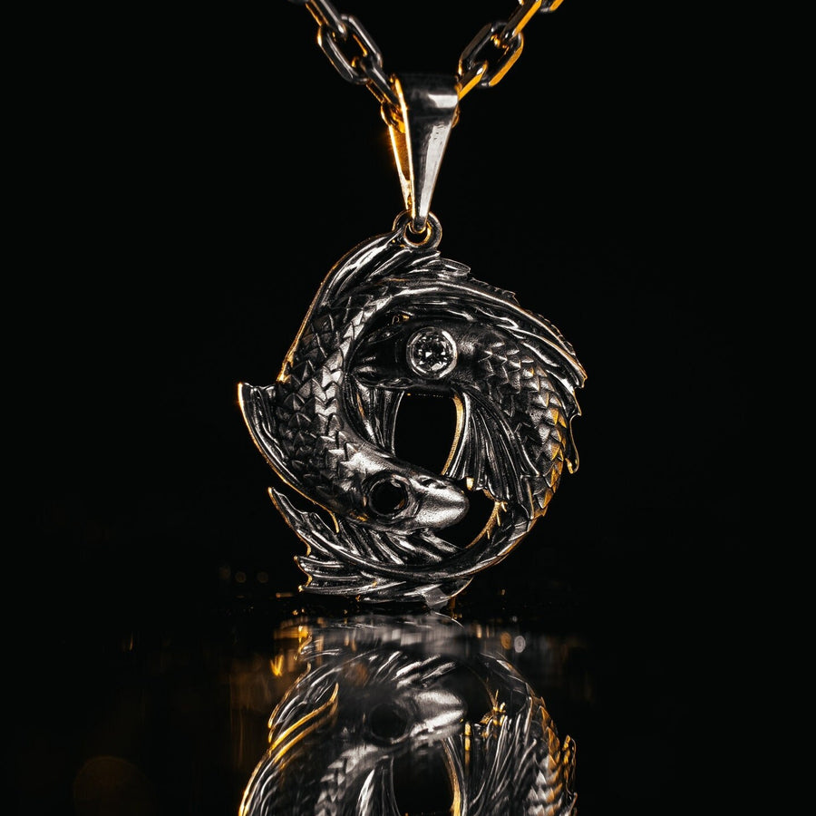 Sterling Silver Yin Yang Pendant: Handmade Asian Jewelry (etsy image id: 5029607658)