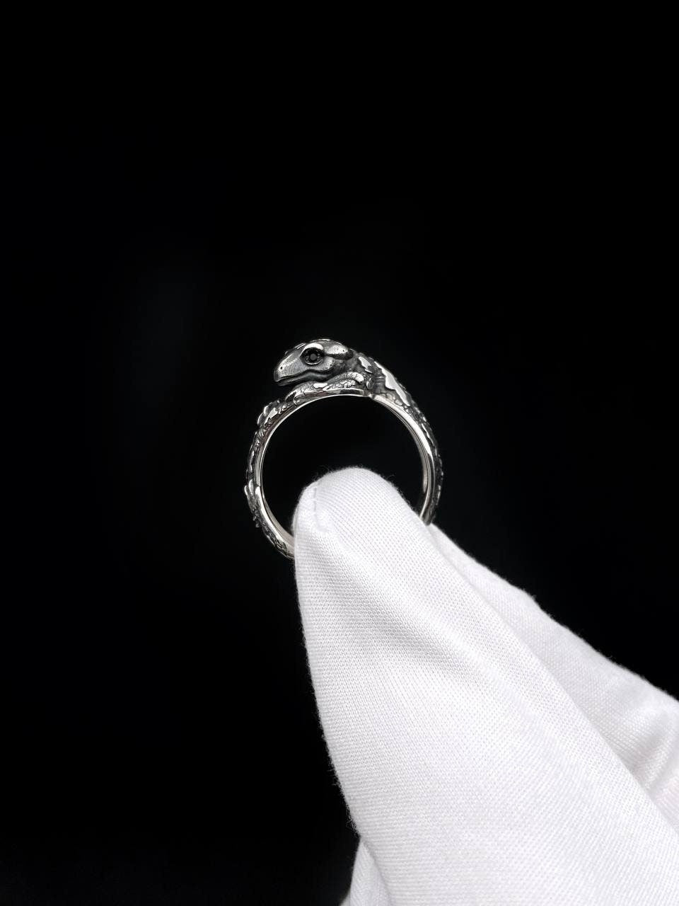 Sterling Silver Salamander Ring: Handmade Animal Lover Jewelry (etsy image id: 5441255753)