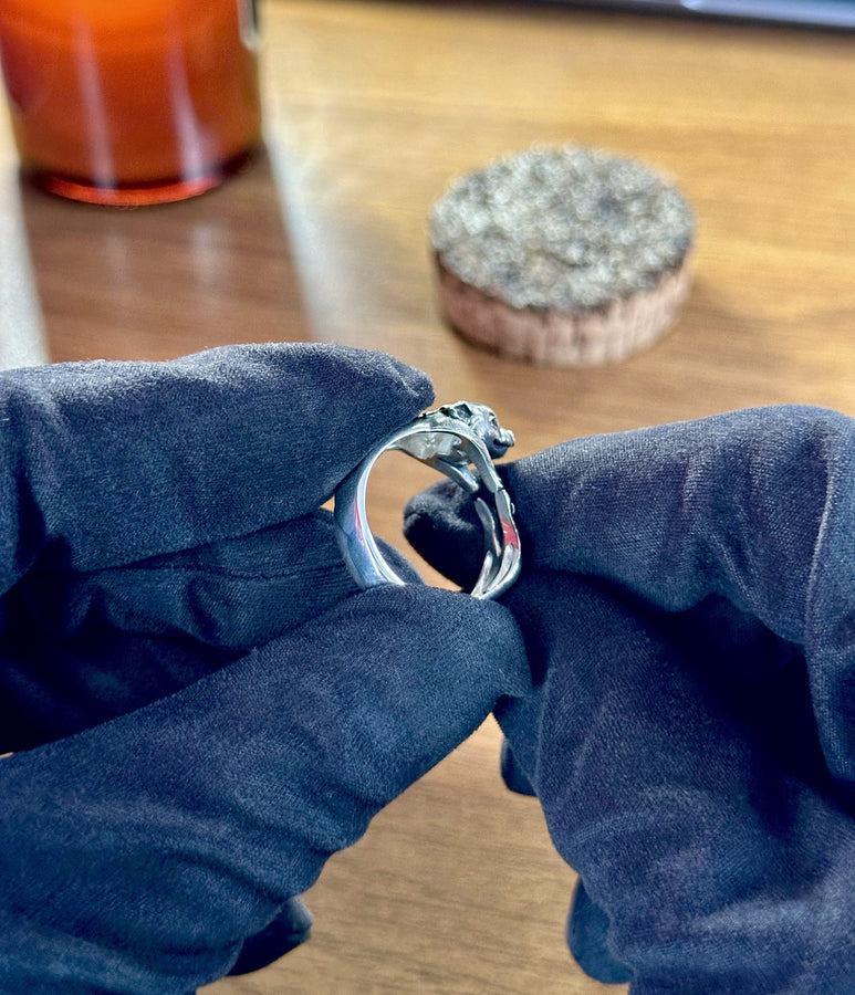 Sterling Silver Mini Pig Ring: Handmade Animal Lover Jewelry (etsy image id: 5634667443)