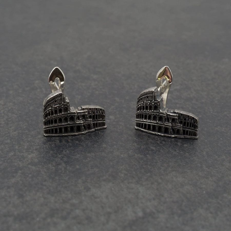 Rome Earring	Silver earring	Rome travel	Rome souvenir	Travel jewelry	souvenir pendant	Coloseum (etsy image id: 5744097993)