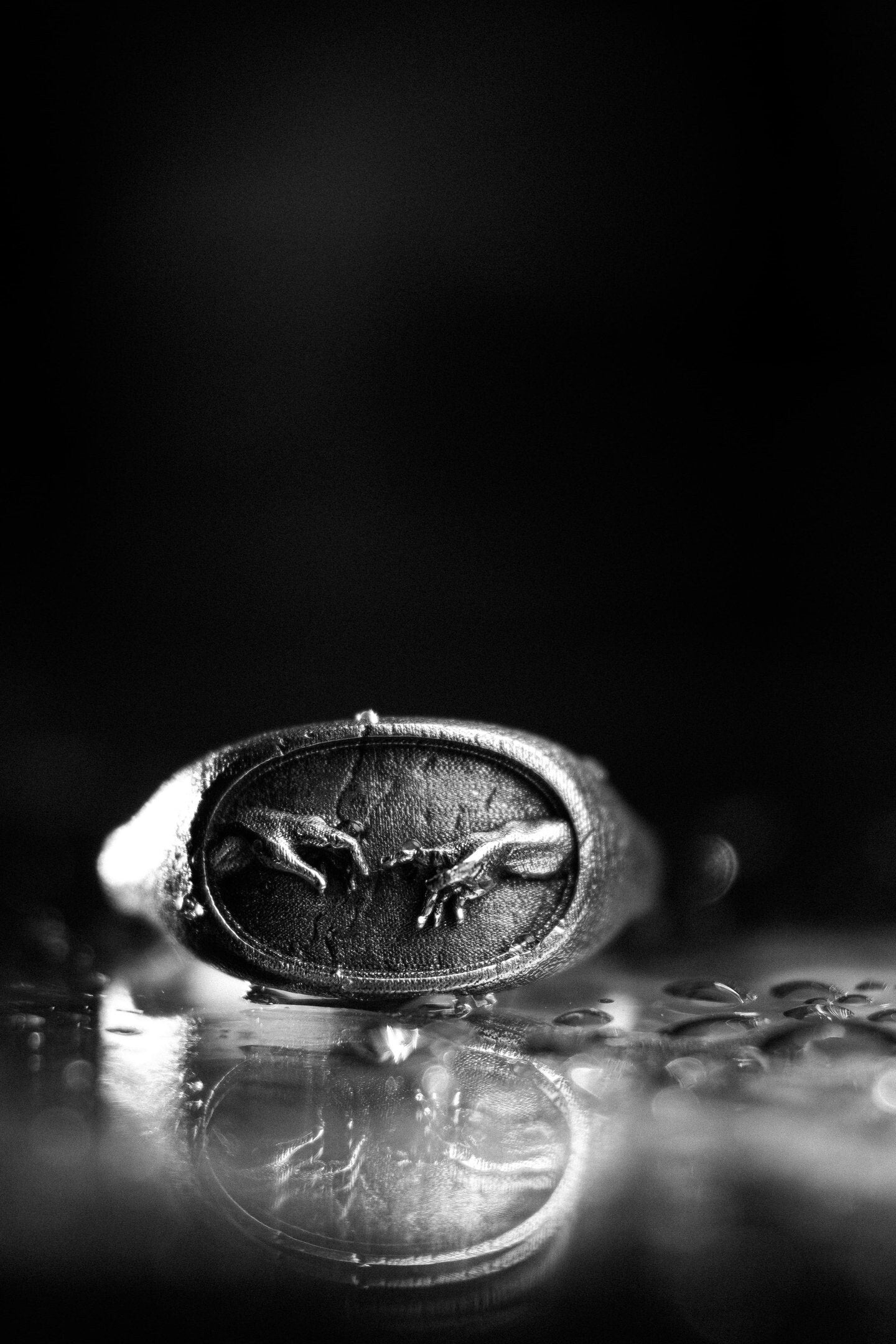The first ring of the collection created by us is dedicated to the fresco of the Sistine Chapel by Michelangelo - The Creation of Adam. (etsy image id: 5823100284)