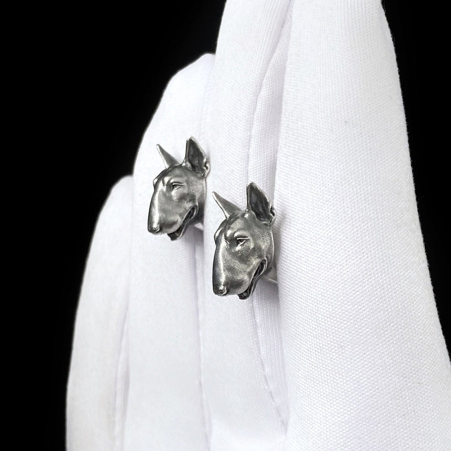 Bull Terrier Silver Earrings – Sterling Dog Head Jewelry | Bold Elegance for Loyal Souls (etsy image id: 5986587210)