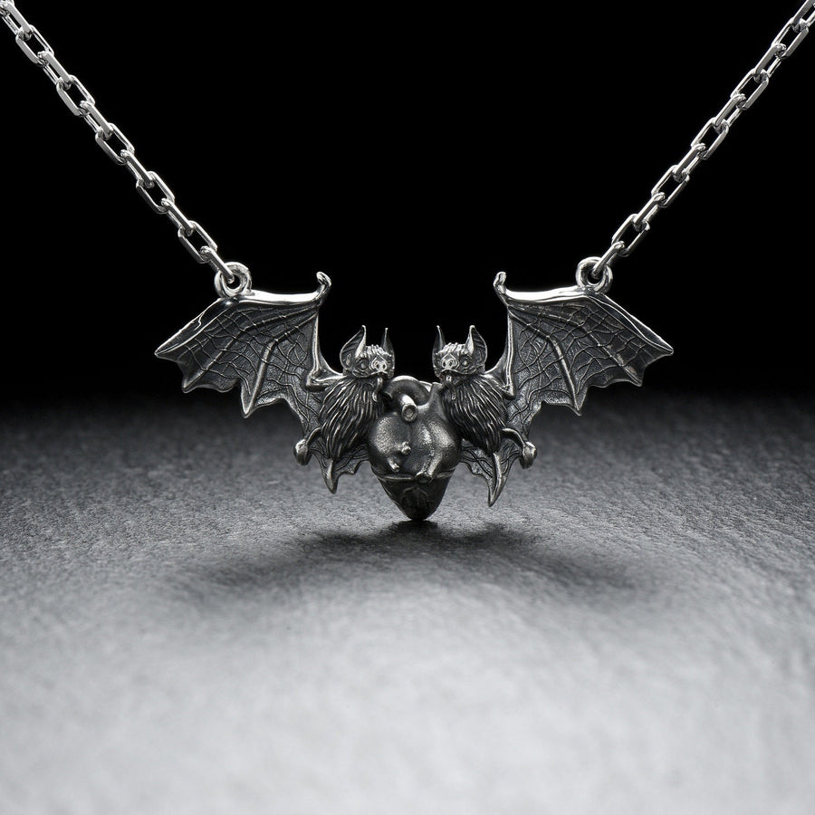 Why buy a bat necklace from old stores with boring designs? Be original this season! Our lovely bats are a work of art, we promise you will love the message they send. (etsy image id: 6087312573)