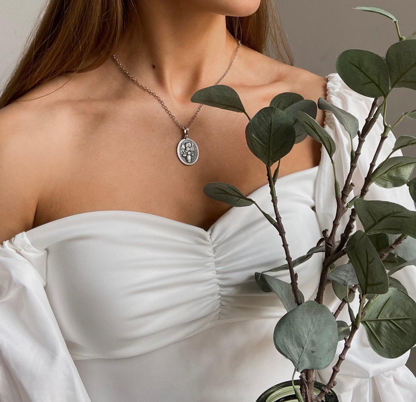 Sterling Silver Sunflower Pendant: Van Gogh Inspired Art Jewelry (etsy image id: 6165232940)