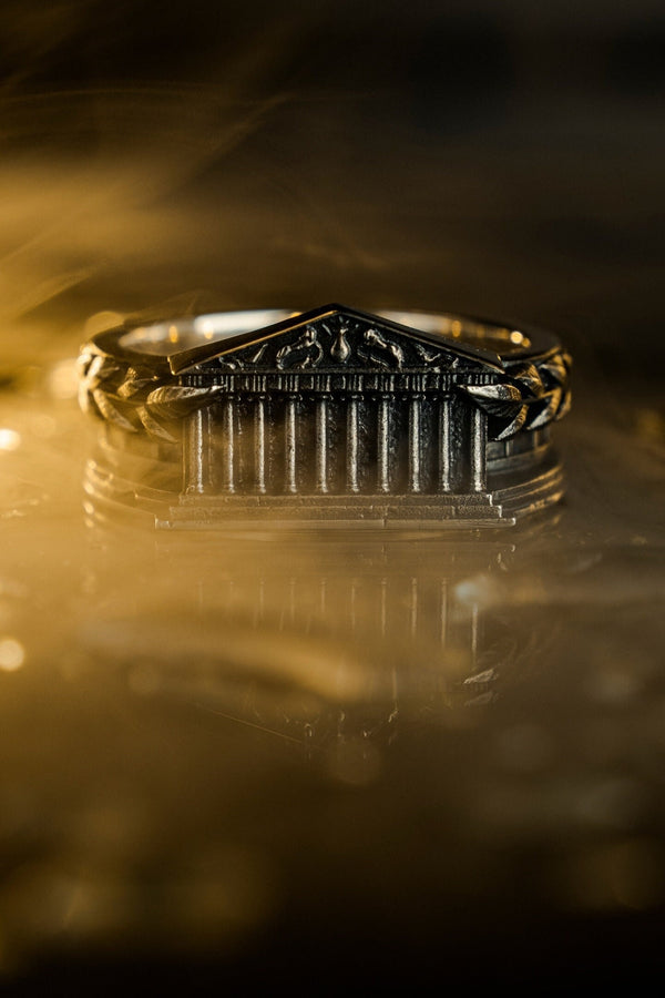 Oxidized Sterling Silver Ancient Greece Ring: Handmade Vintage Style (etsy image id: 7145939992)