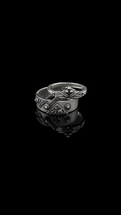 Forged in silver, inspired by shadow.
A gothic ring that echoes medieval cathedrals and forgotten vows.
Not just jewelry — a story you wear. (etsy image id: 6880612840)