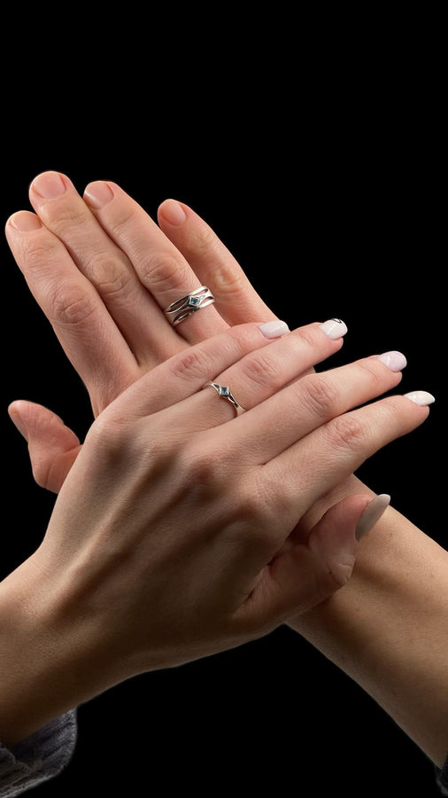 A perfect blend of vintage gothic design and modern elegance, this sterling silver ring with its gemstone centerpiece is a stunning addition to any jewelry collection. (etsy image id: 6911153908)