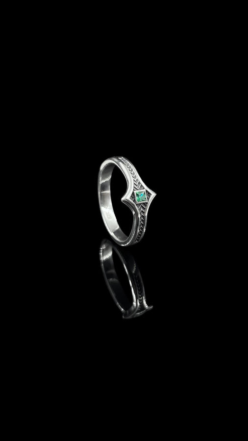 Sterling Silver Gothic Ring, Gemstone Ring, Handmade Goth Ring, Medieval Jewelry, Unique Wedding Ring, Holiday Gift, Vintage Ring, Gift Idea

This stunning ring is handcrafted with love and care, featuring intricate gothic-inspired details and a mesmerizing gemstone centerpiece. Each piece is meticulously crafted to capture the essence of elegance and mystery. (etsy image id: 6964850431)