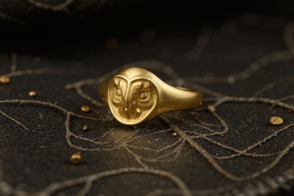 Sterling Silver Owl Ring: Minimalist Spirit Animal Jewelry (etsy image id: 6995208008)
