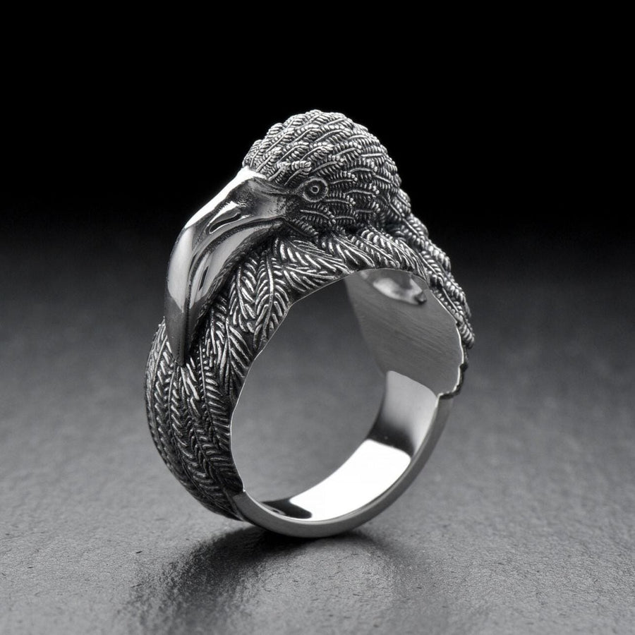silver ring	silver jewelry	jewelry lovers	Silver Flamingo Ring	Silver Flamingo	Flamingo Ring (etsy image id: 6998344750)
