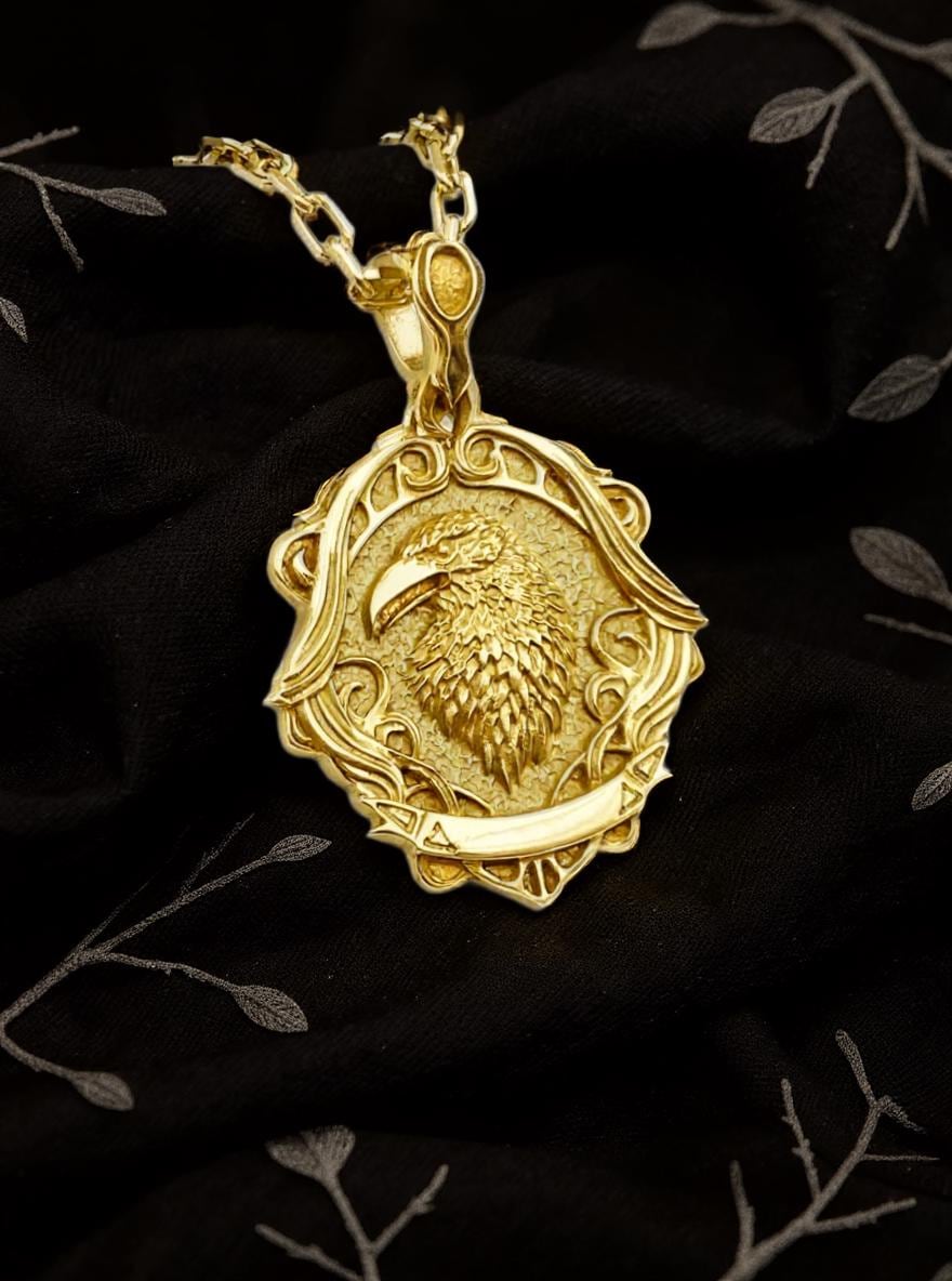 Raven = transformation, protection, prophecy
Gothic frame = dark romantic elegance
Wear it layered, standalone, or as ritual talisman

gold raven pendant, gold gothic necklace, gold silver jewelry, gold dark academia, gold bird pendant, victorian pendant, gold occult jewelry, gift for her, gift for him, gold raven totem, gothic raven, handmade pendant, gold spirit animal (etsy image id: 6998806508)