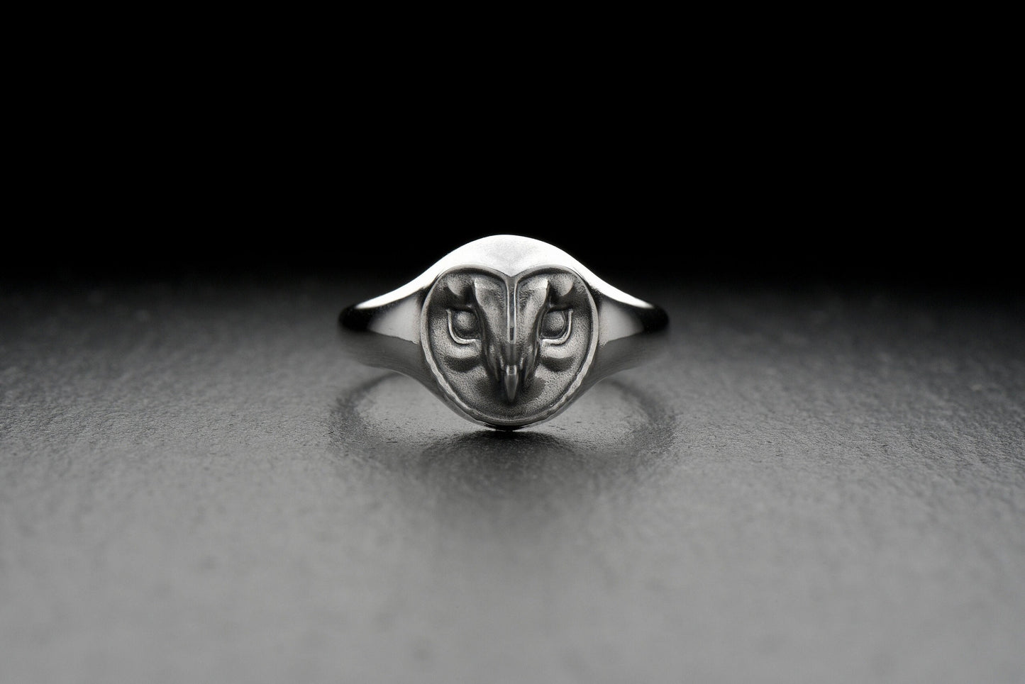 Sterling Silver Owl Ring: Minimalist Spirit Animal Jewelry (etsy image id: 7043240243)