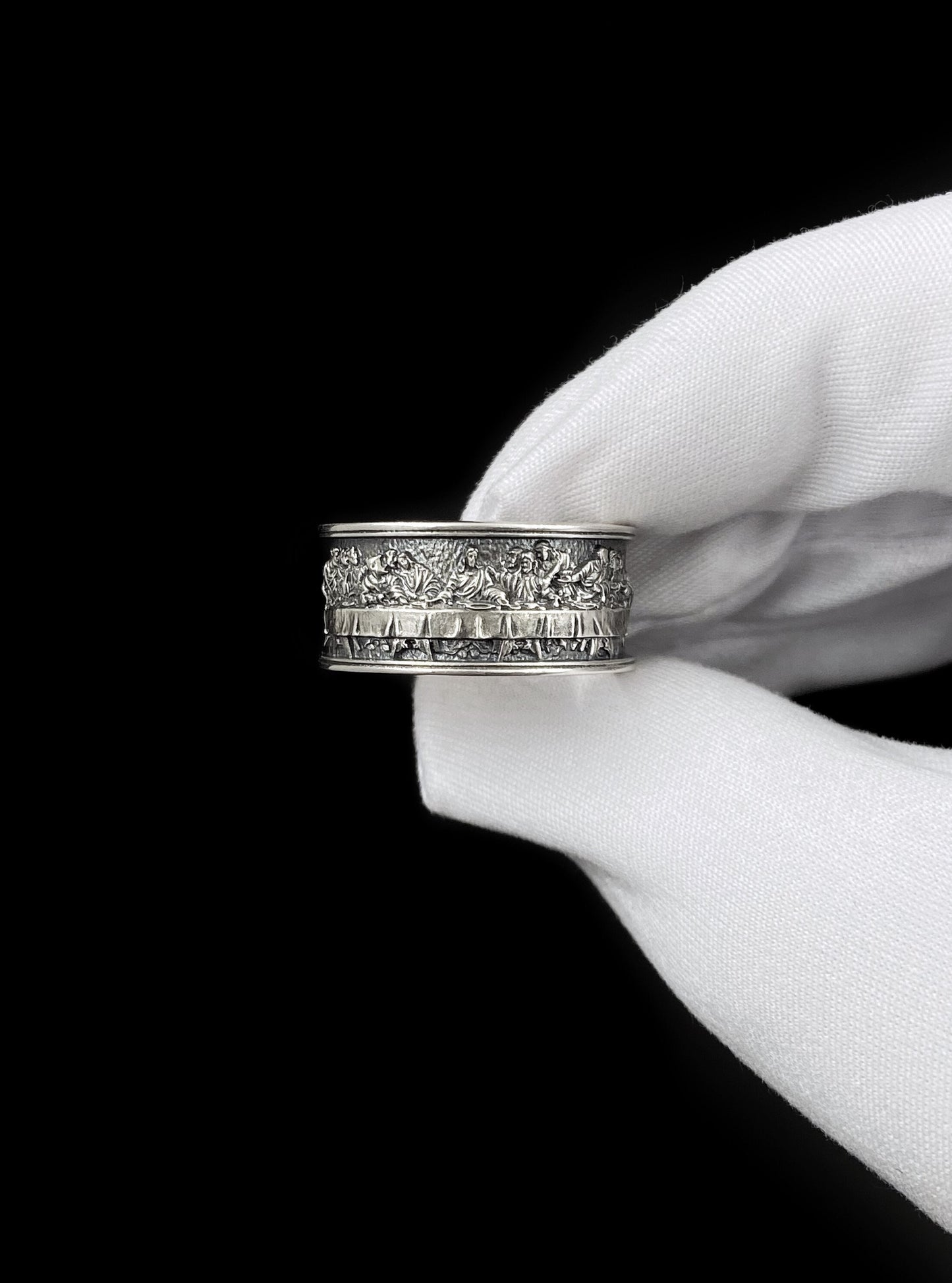 Sterling Silver Last Supper Ring: Da Vinci Renaissance Art (etsy image id: 7123234374)