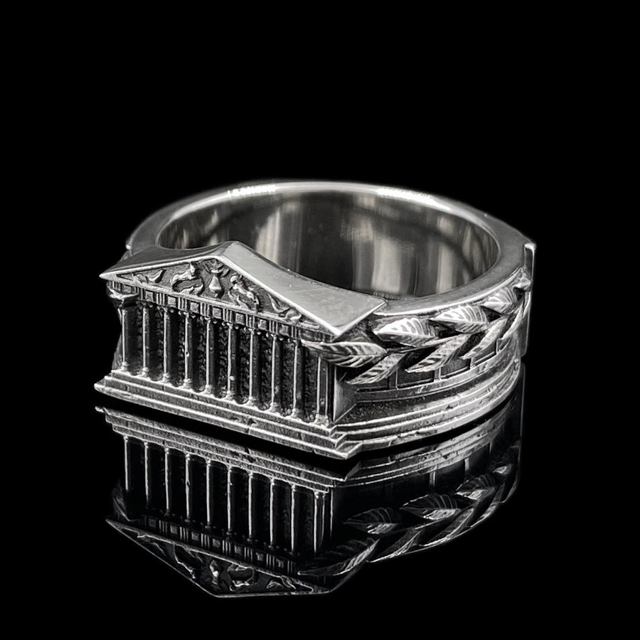 Oxidized Sterling Silver Ancient Greece Ring: Handmade Vintage Style (etsy image id: 7145939992)